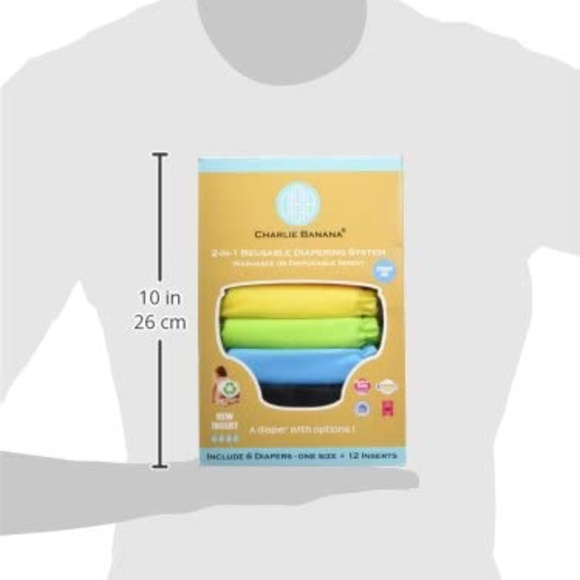 Charlie Banana Hybrid AIO Grab Pack, Tango, BNWT* - Picture 9 of 9